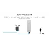 VİDEOPARK 2Lİ SET 5G/900MBPS (DIŞ ORTAM ACCESS POİNT 5KM) VP-5800CPE-2LISET  Noktadan Noktaya Aktarıcı TEKLİ